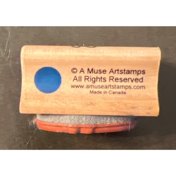 Fancy Easter Egg Rubber Stamp By A Muse Artstamps Wood Mounted 2-2211C - Picture 4 of 4